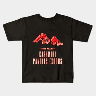 STAND AGAINST KASHMIRI PANDIT EXODUS IN 1990 Kids T-Shirt